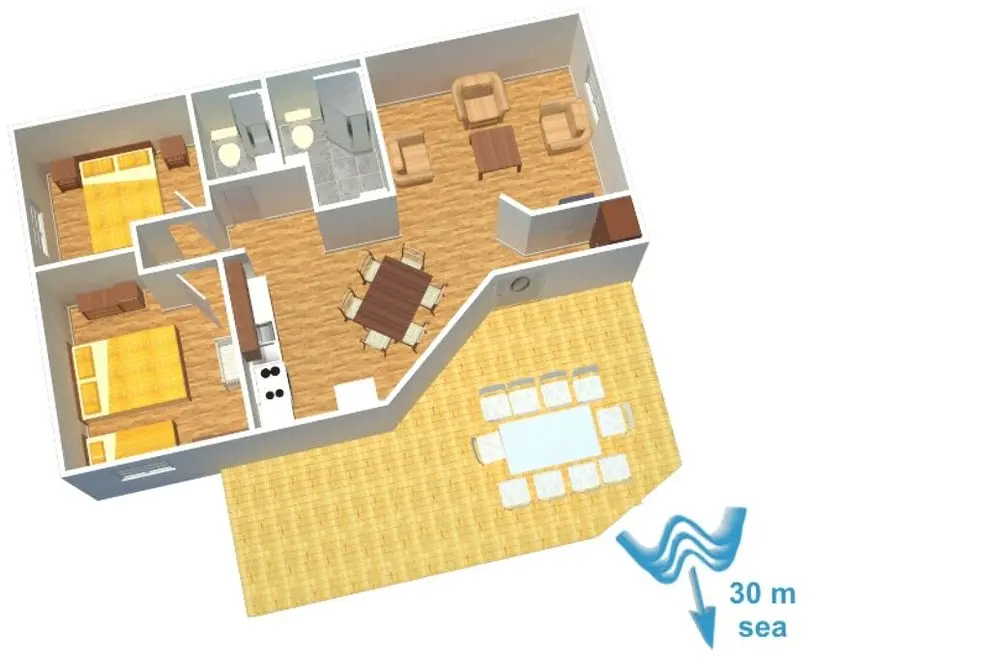Ferienwohnung in Rogoznica mit Pool und haustiergeeignet 999211994 39710 – Foto 4