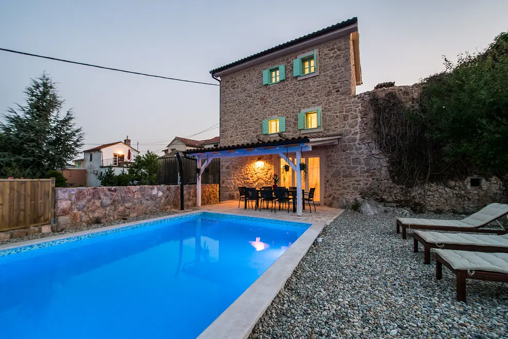 Ferienhaus in Krk mit Pool und haustiergeeignet 66131794 17082