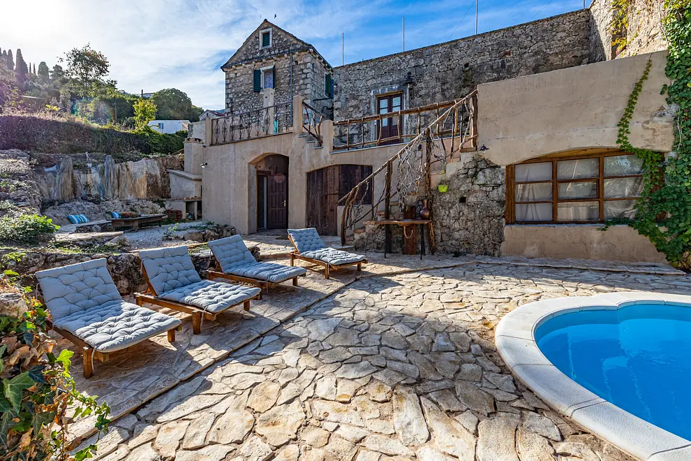Ferienwohnung in Hvar mit Pool und haustiergeeignet 66138000 21089